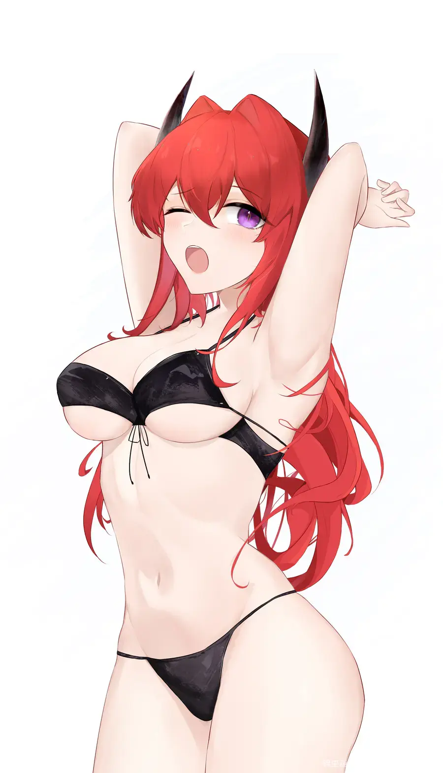 伸懒腰