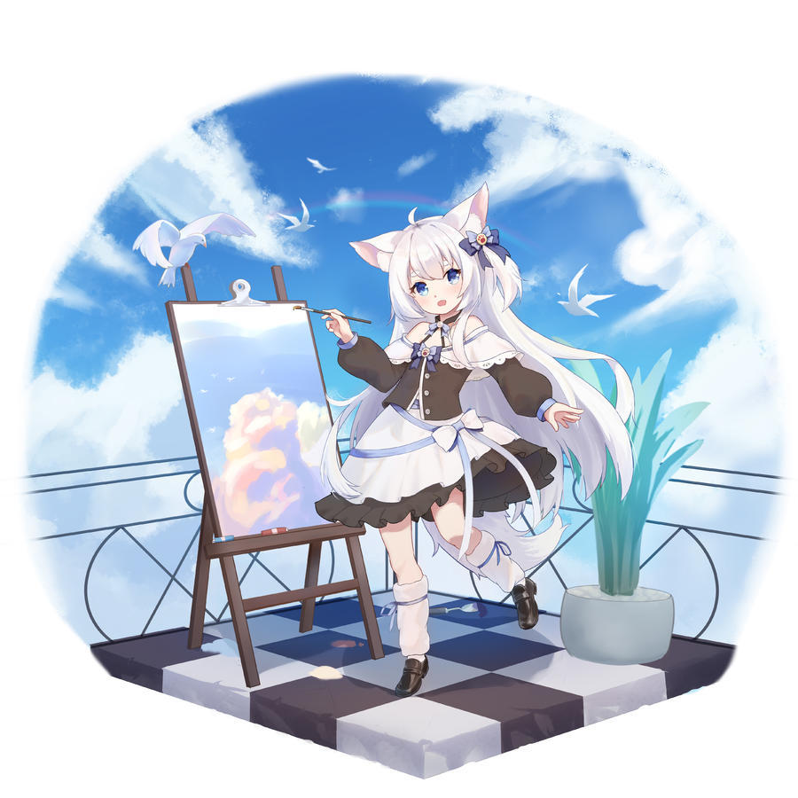 oc立绘图片插画壁纸画作