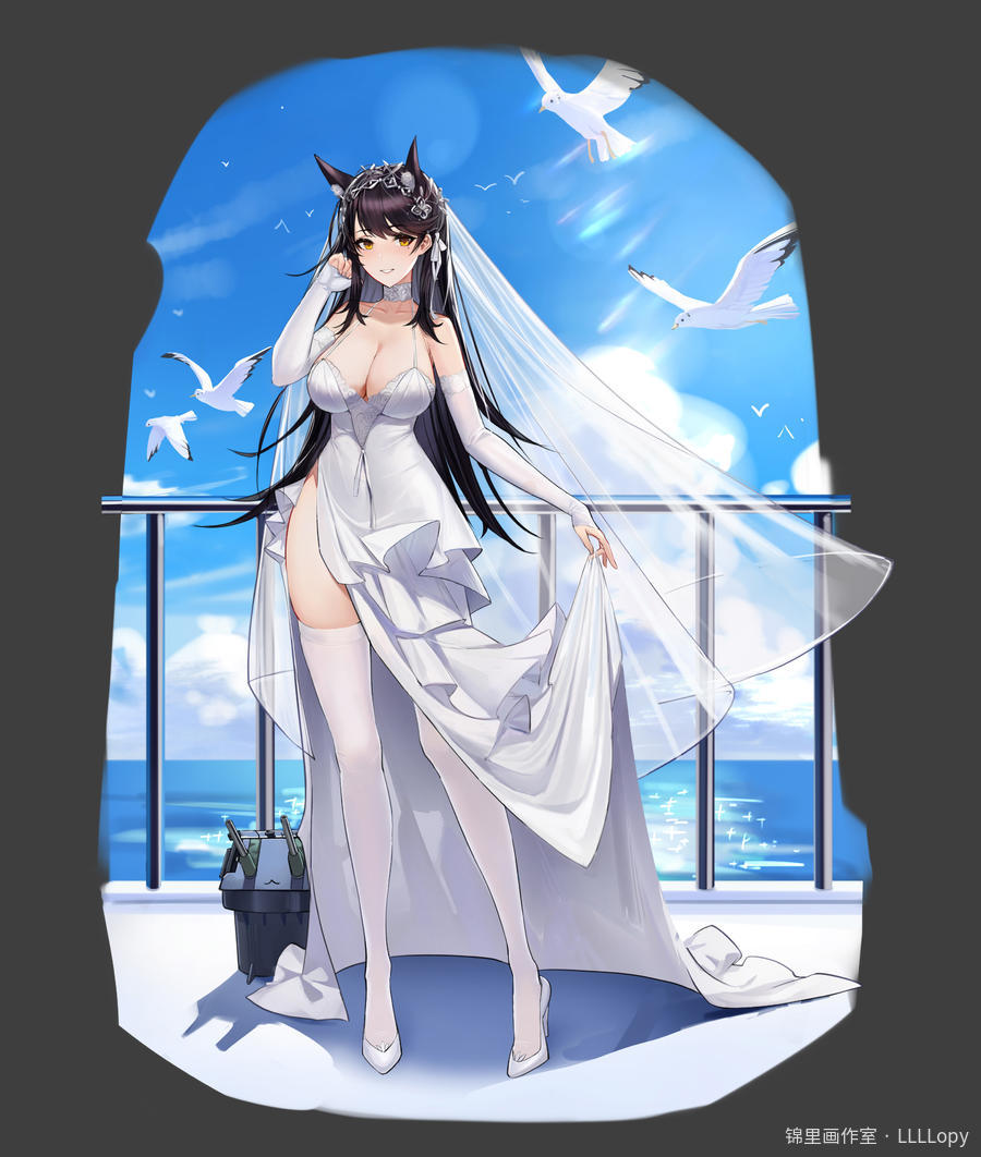 爱宕~~~~图片插画壁纸画作