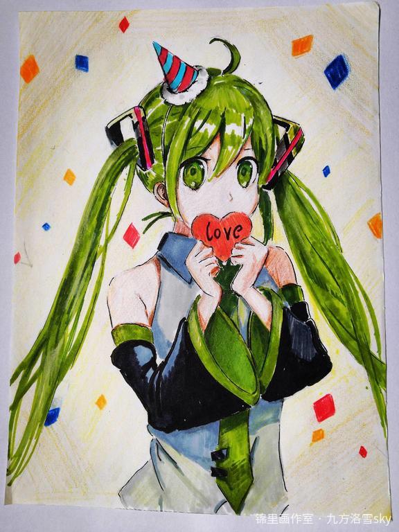小初音（马克笔）