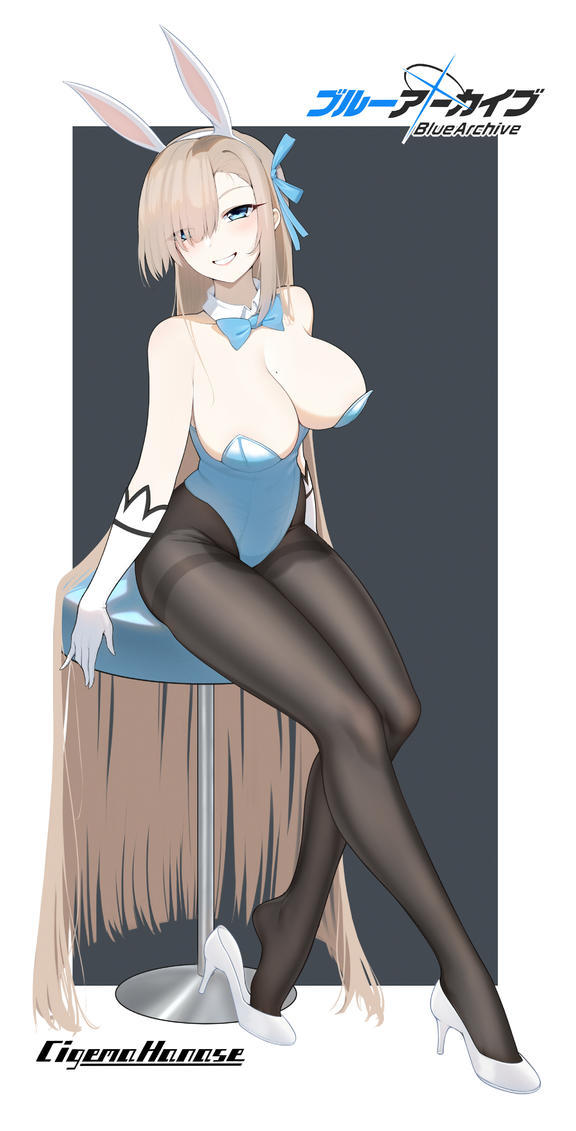 BA 明日奈 兔女郎。