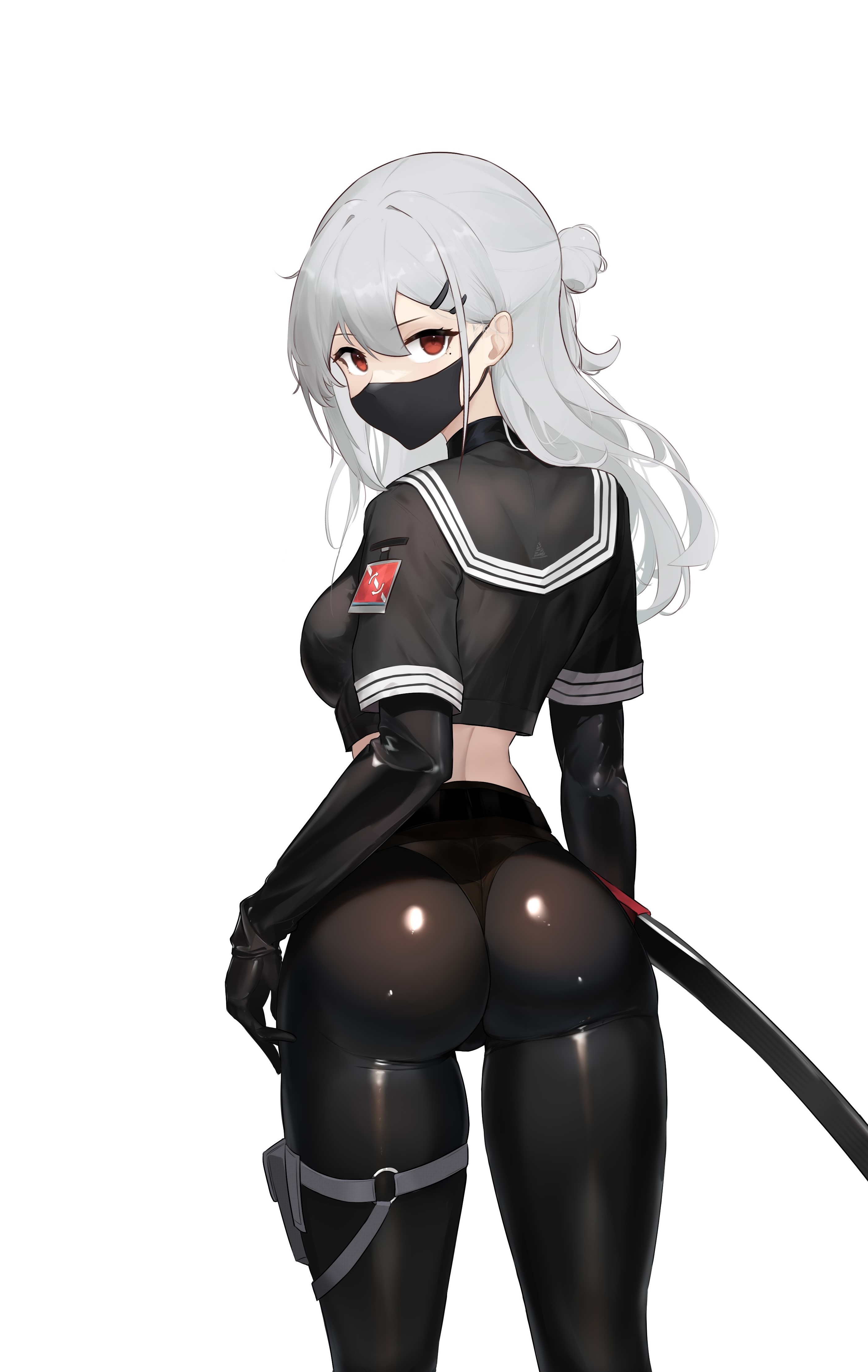 摸