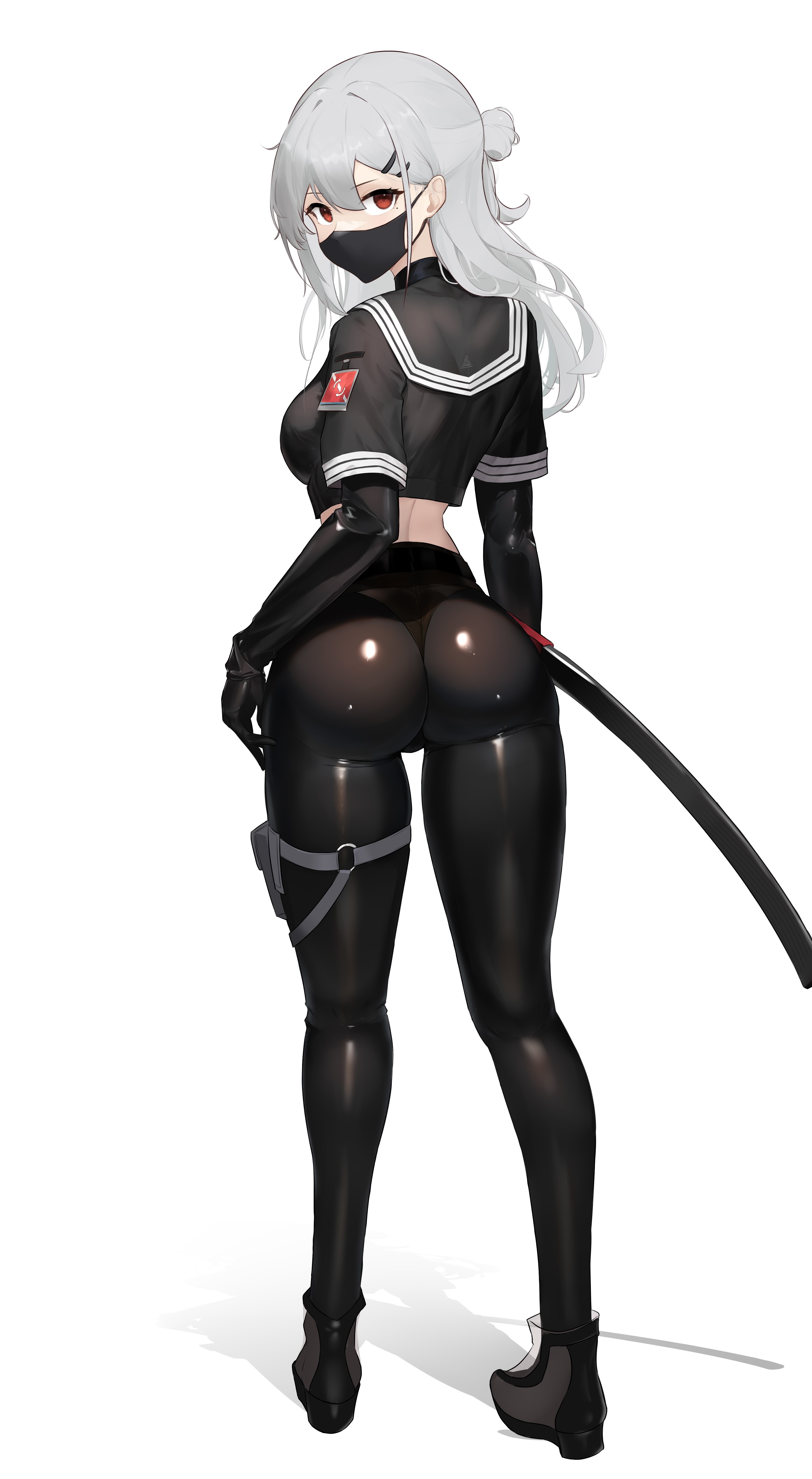 摸