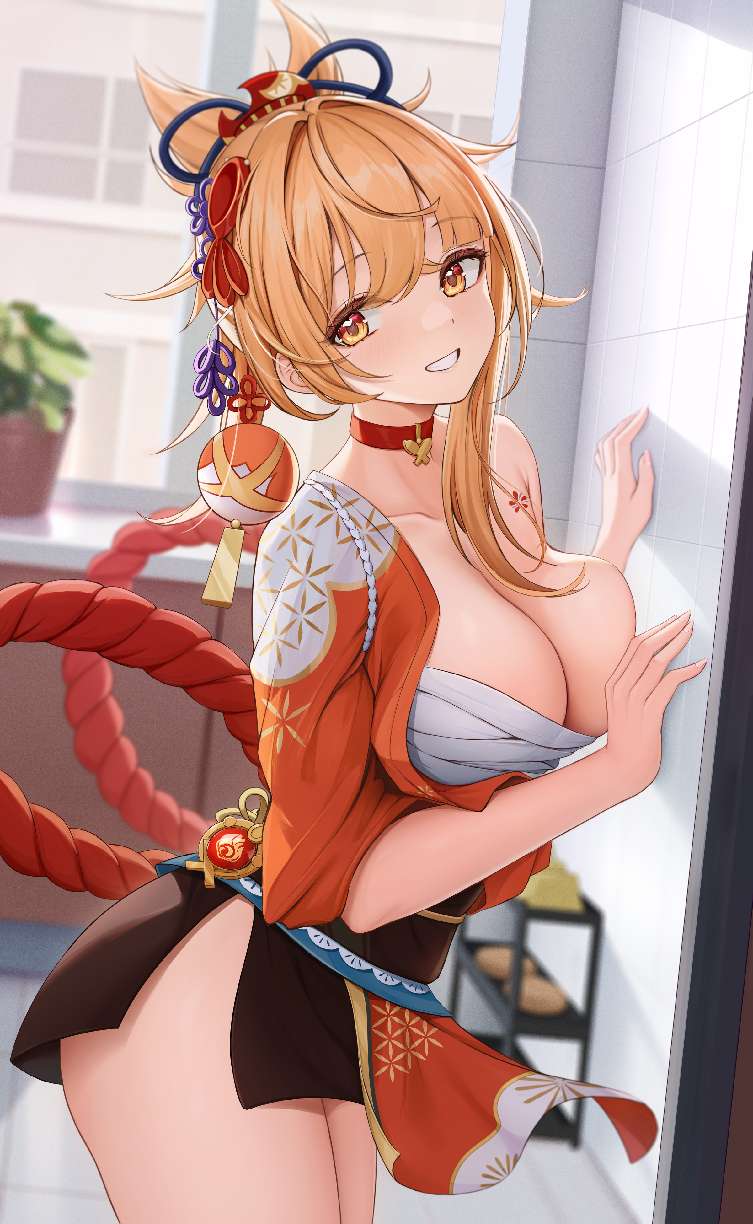 宵宫贴贴