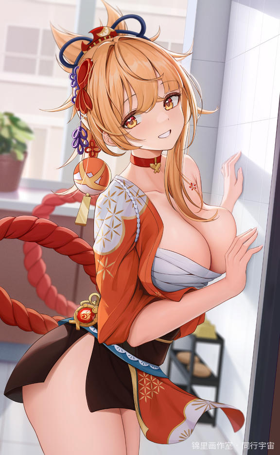 宵宫贴贴