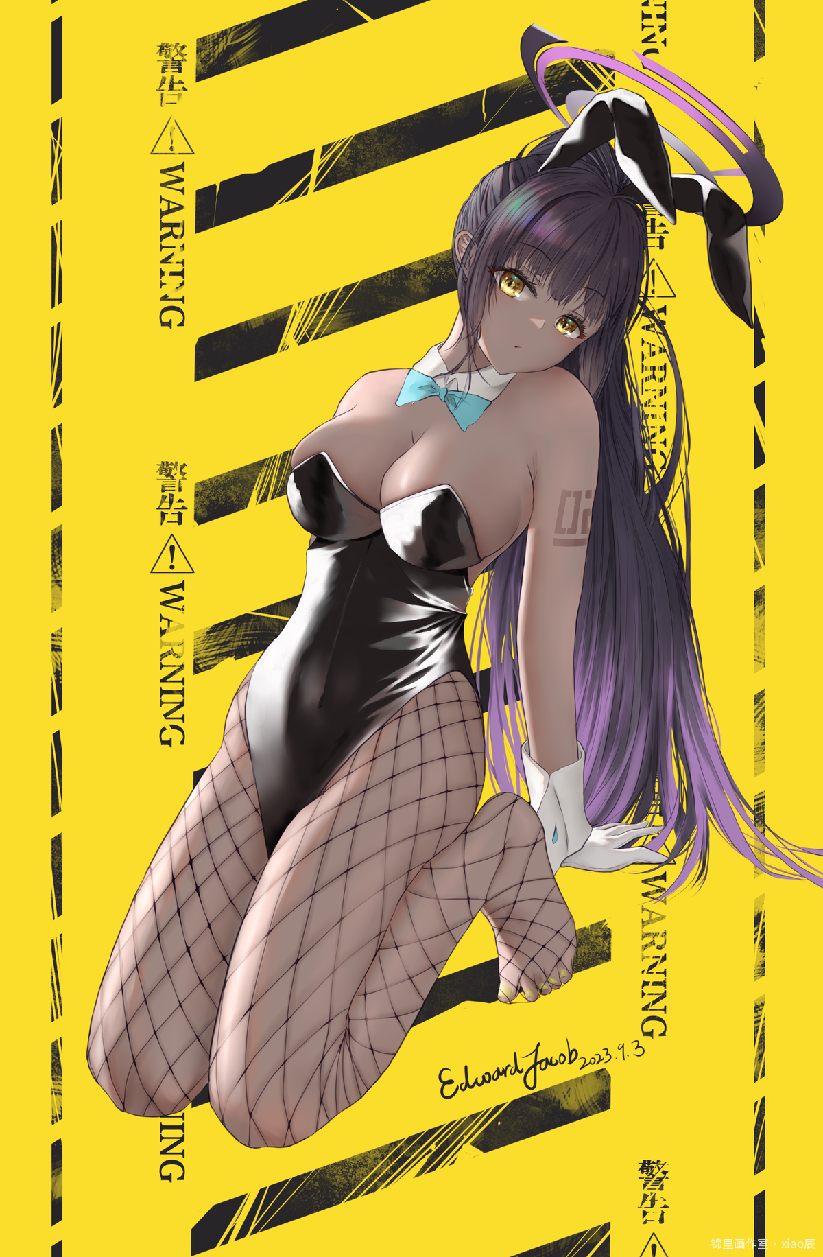 兔女郎花凛警告