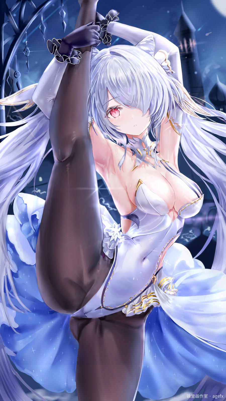 冰上的精灵图片插画壁纸画作