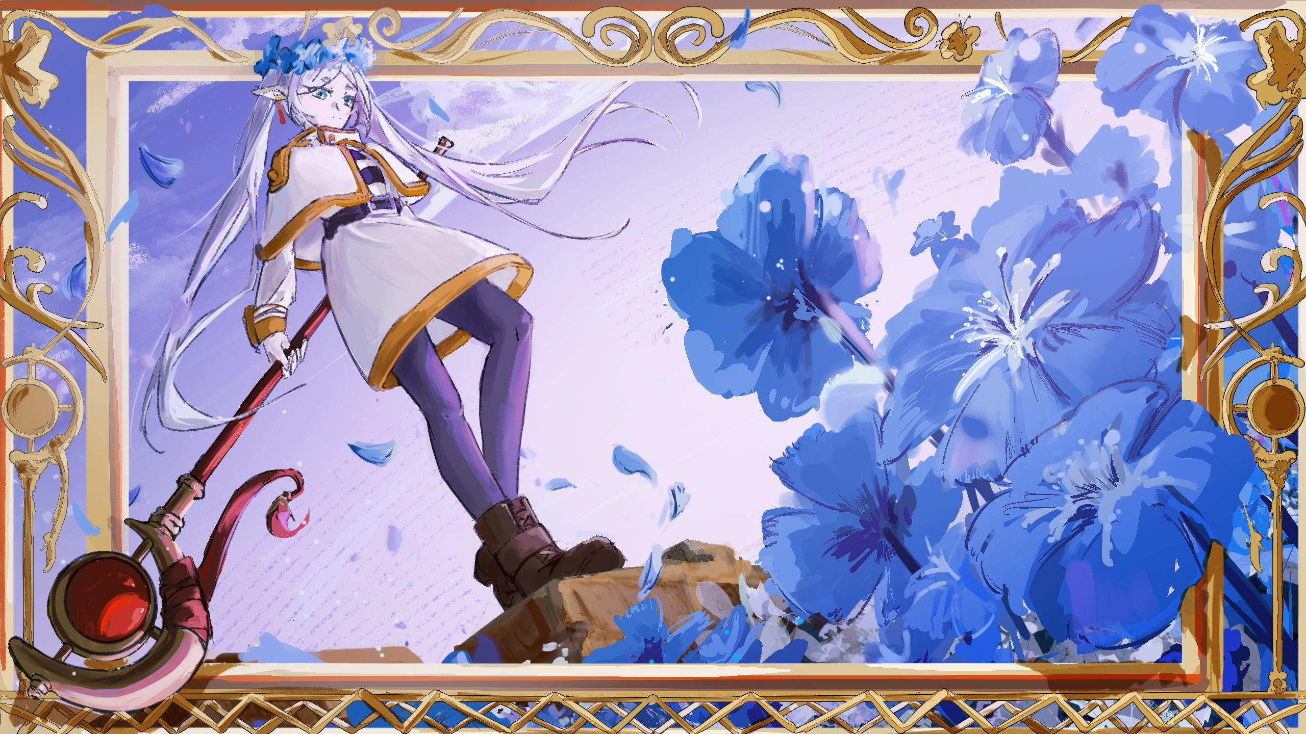 魔法名：变出花田的魔法