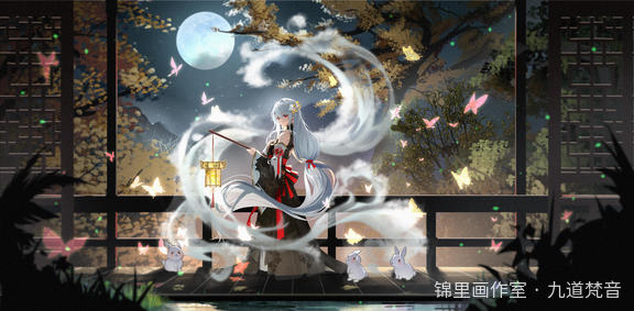 中秋佳节，月下起舞