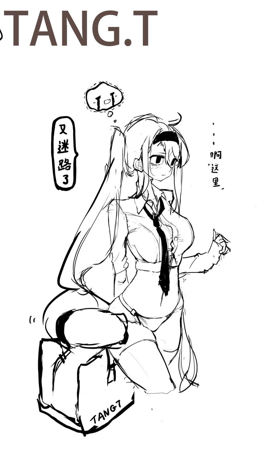 迷路了，每日一练，草稿图片插画壁纸画作