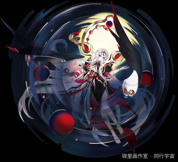 镜月鹤影