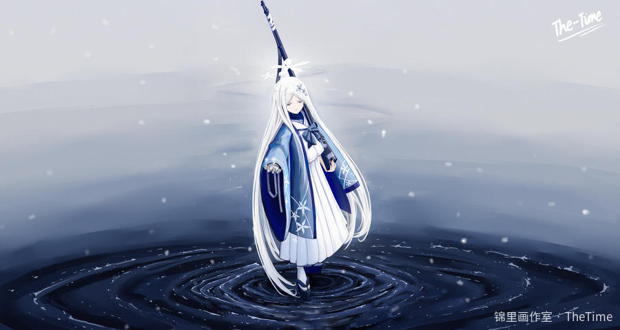 碧蓝档案二创——御稜名草图片插画壁纸画作