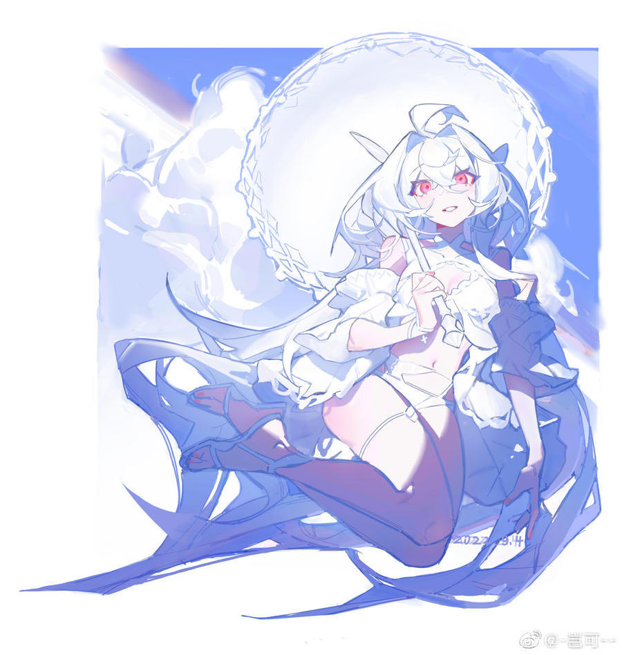 之前摸的 发发图片插画壁纸画作