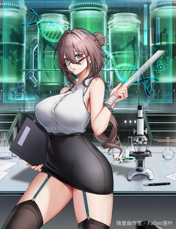 星穹铁道–制服教师-阮梅-21P  （含有无眼镜版本）