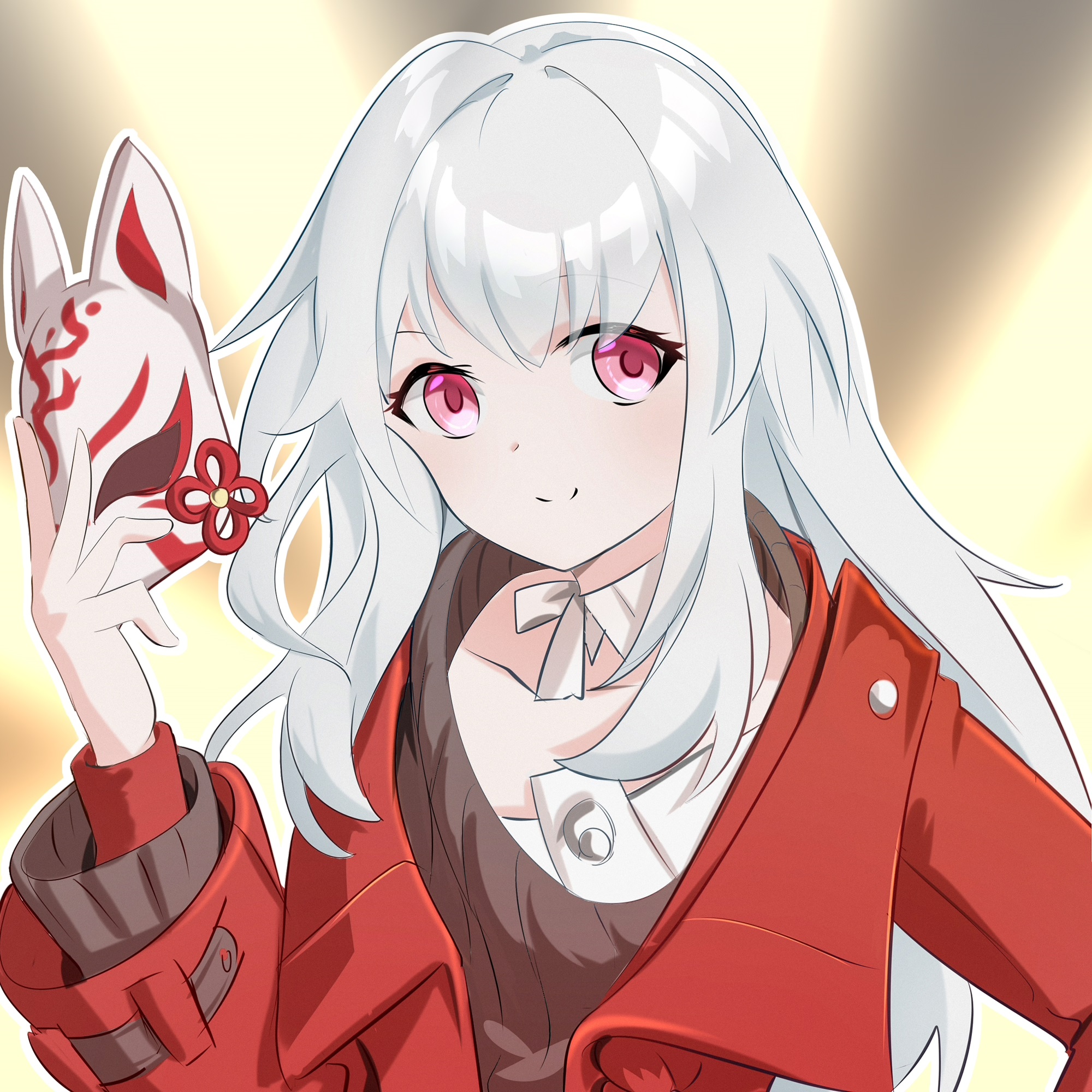 保底了，是红色衣服的红瞳少女