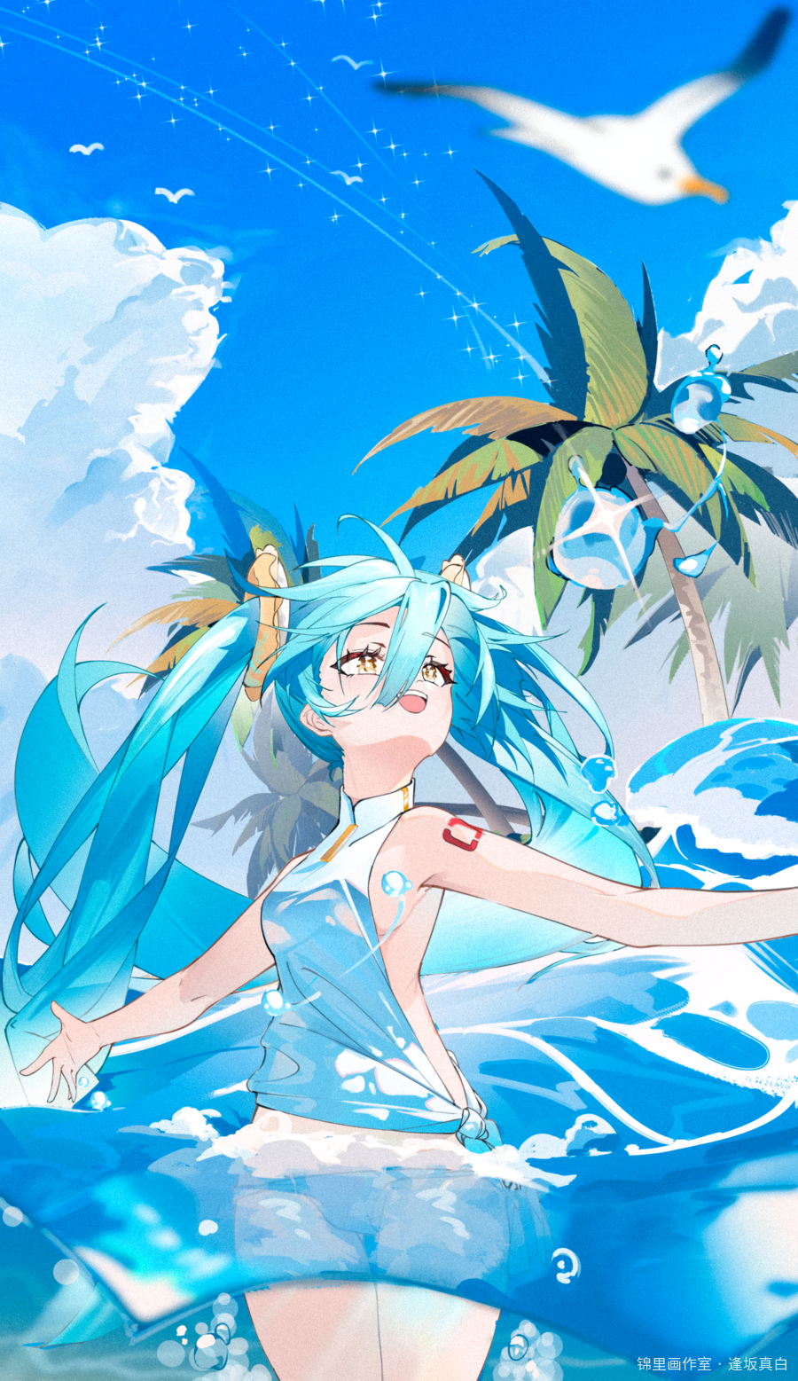 初音未来图片插画壁纸画作