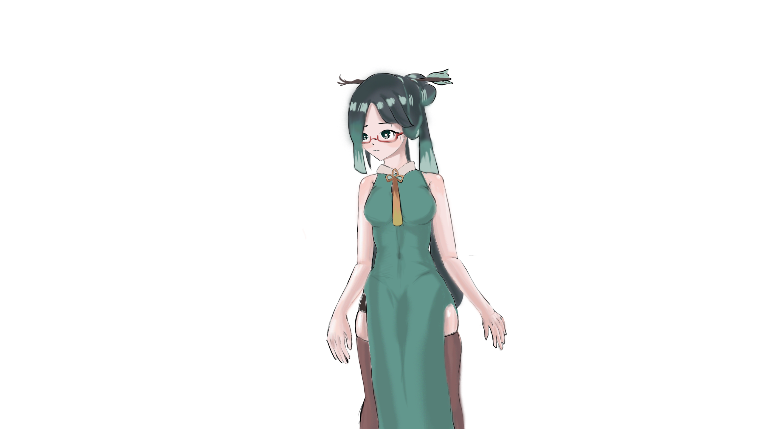 青