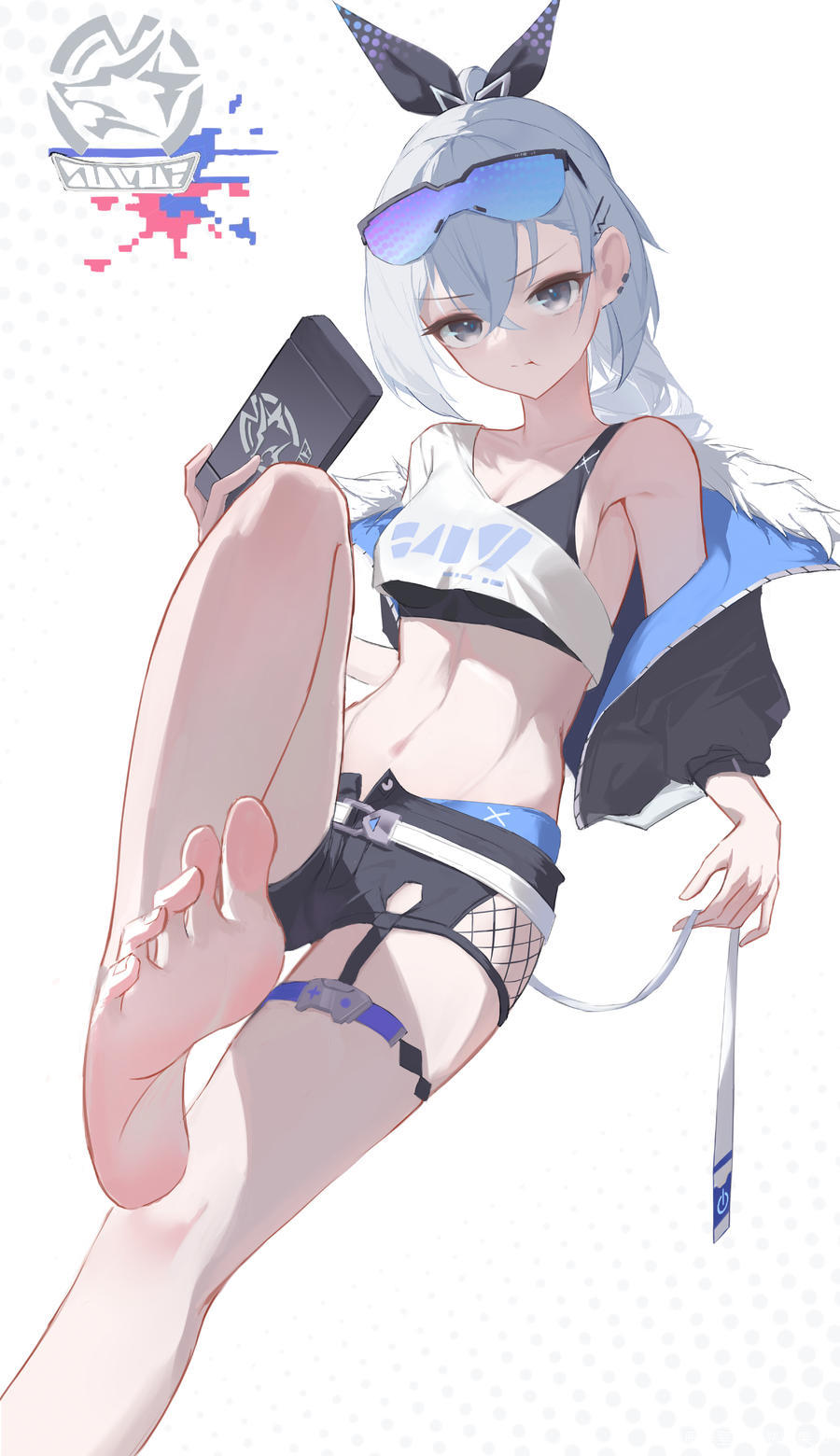 银狼图片插画壁纸画作