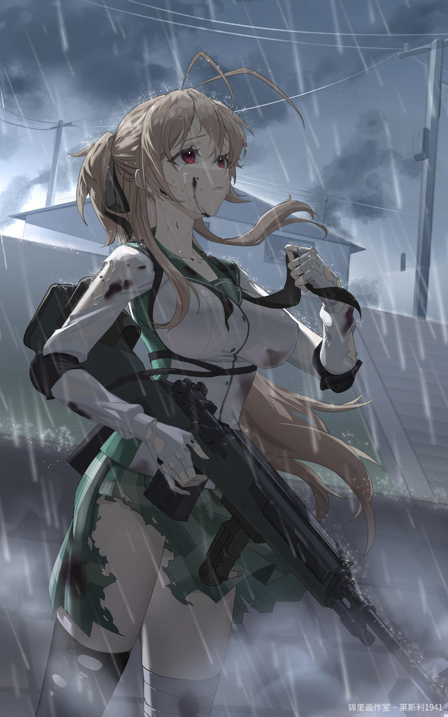 宫本丽图片插画壁纸画作