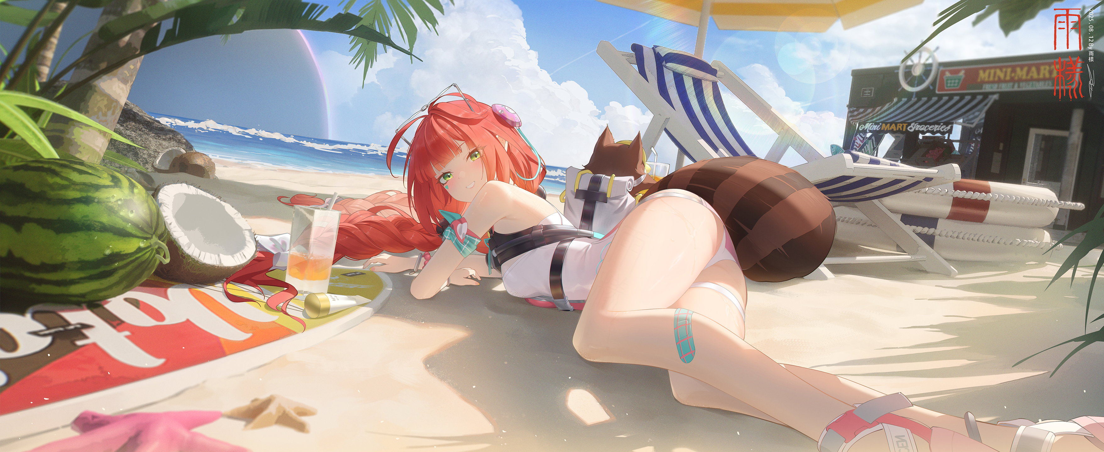 愿意帮柚叶涂防晒吗~