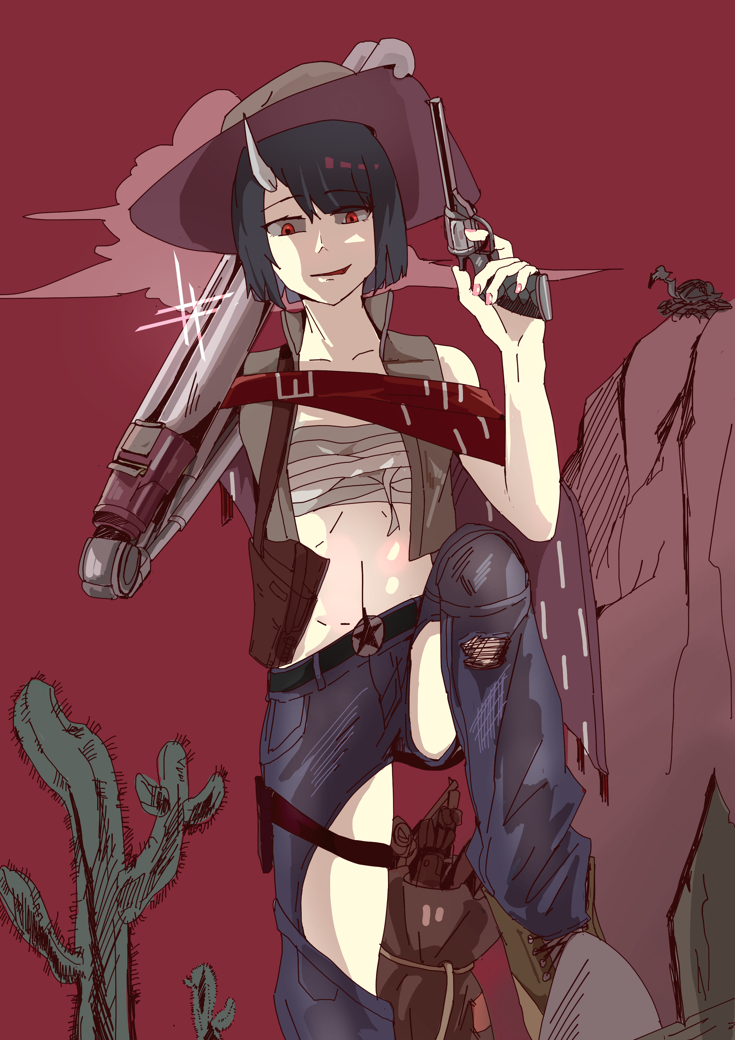 牛仔少女